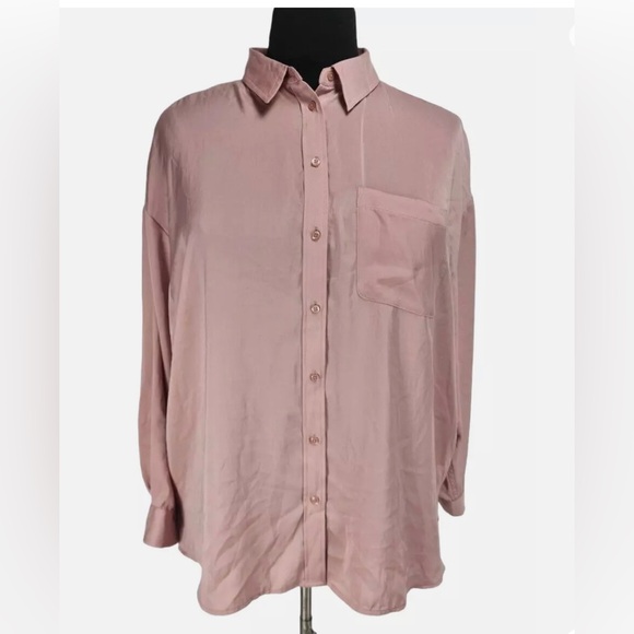 EXPRESS | Boyfriend Women’s Button-up Shirt - Picture 4 of 5